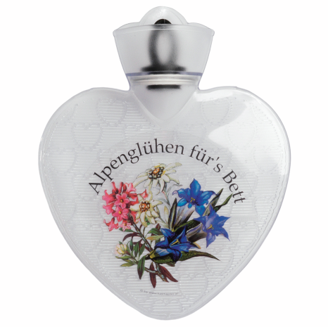 HEISSE HERZEN MIT ALPENBLUMEN