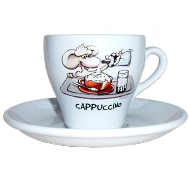 CAPPUCCINO TASSEN mit Untertassen