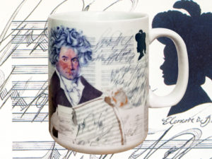 Beethoven Tasse, Porzellantasse Beethoven